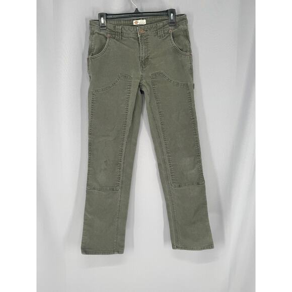 Dickies Pants - Dickies Carpenter Pants Womens 14 Gray Utility Double Knee Workwear Tool Pocket